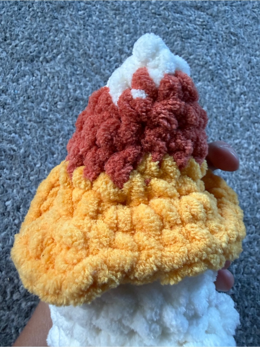 Handmade Candy Corn Ghost - Picture 3 of 5